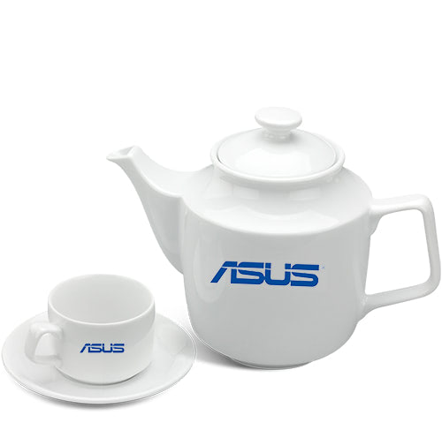 BỘ TRÀ 1.1L JASMINE TRẮNG IN LOGO LÀM QUÀ TẶNG NÔNG DÂN